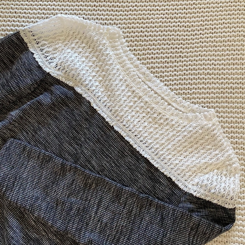 Boutique Long Sleeve Top with Lace Detail